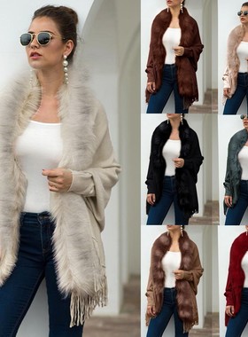 Poncho Capes Shawl Cardigans Sweater CoatCoat