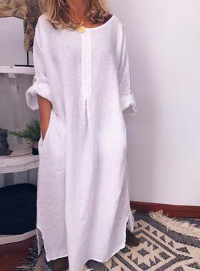 Kaftan Dress Loose Long Dresses Fashion Ladies Clothing宽松