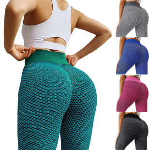 Female High Leggins Yoga Fitness Lift Pants Butt Gym Waist