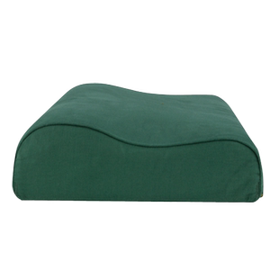 军绿色枕头制式橄榄绿硬质棉护颈枕军绿色内务单人记忆棉枕套枕芯