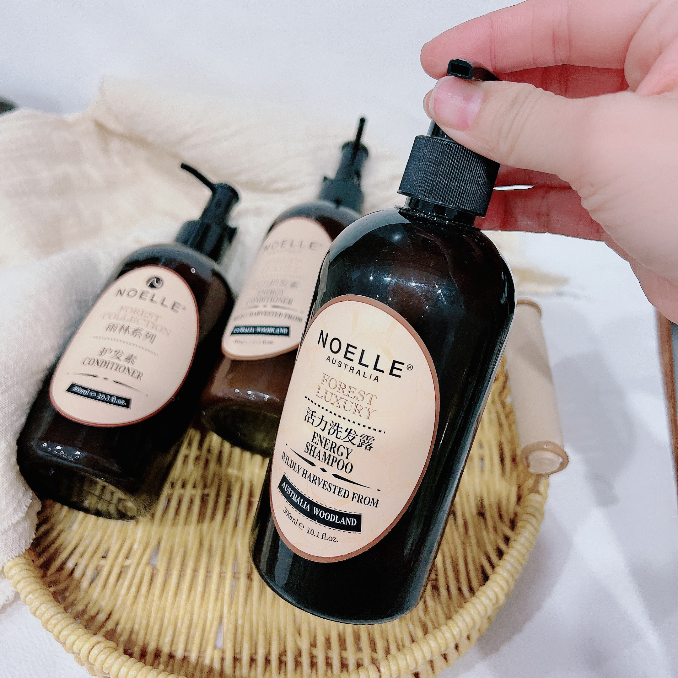 澳洲可降解配方 五星酒店版~NOELLE雨林系列洗发水护发素300ml