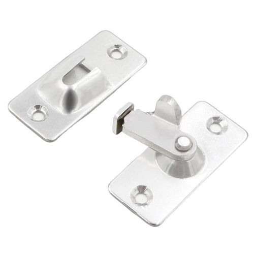 黑色不锈钢90度锁扣小号门扣x家用防盗直角简易移门搭扣房门门栓