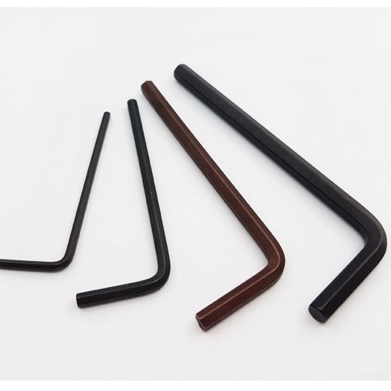 S2材质数控刀具配件黄铜色内六角扳手L2/LH3/L4/L5 mm工具内六棱