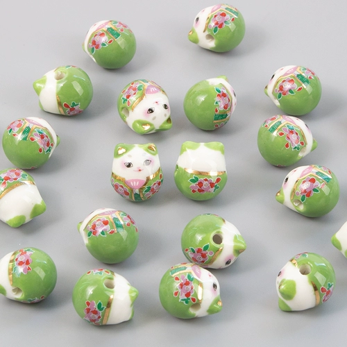 鸿运多 Плетеные окрашенные керамические бусины ручной работы, браслет, аксессуар, аксессуары, на удачу, DIY