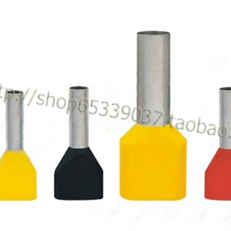 优质紫铜双线管形尼龙预绝缘端子TEVN1512接线端子1.5平方1000只