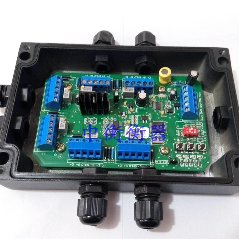 柯力KM01C重量变送器/放大器/0-5v/4-20mA称重变送器KM01A连接PLC