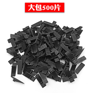 中空玻璃打胶塑料插片断桥铝门窗玻璃安装 斜角紧固件合金窗户夹托