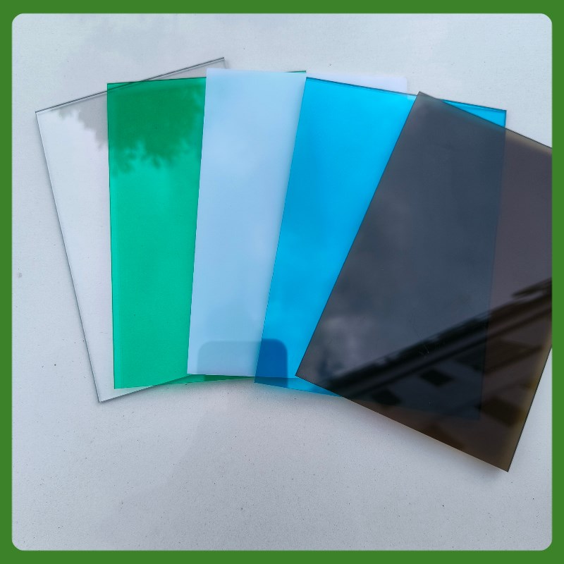 PC耐力板卡布隆阳光板户外遮阳雨棚车棚聚碳酸酯板采光透明瓦