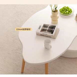 云朵茶几小户型客厅家用沙发茶桌简约现代出租屋简易卧室阳台桌子