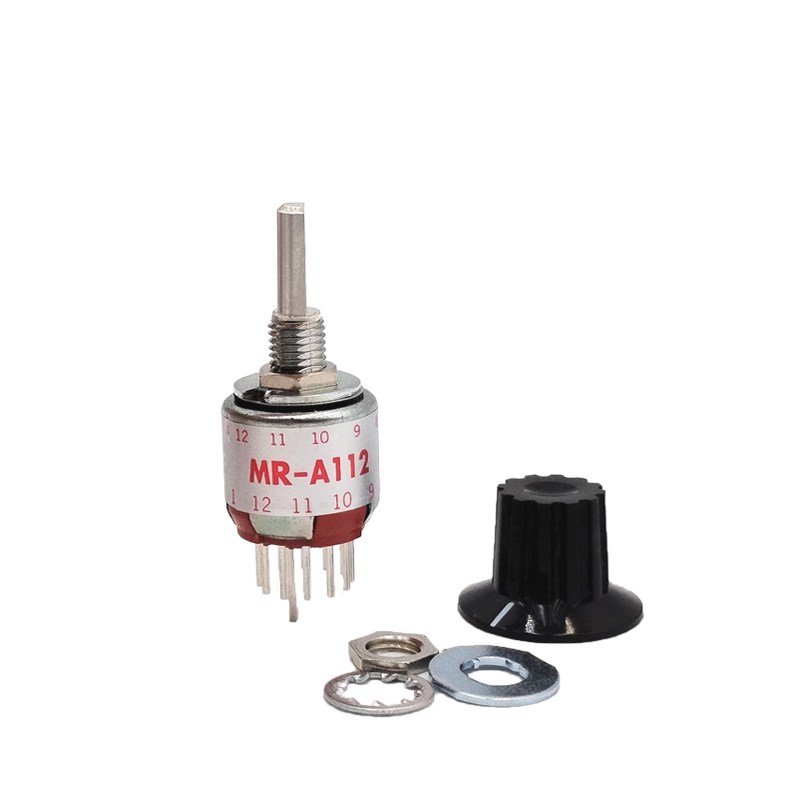 MR-A112波段开关日本NKK日开原装电子手轮档位倍率选择旋转开关