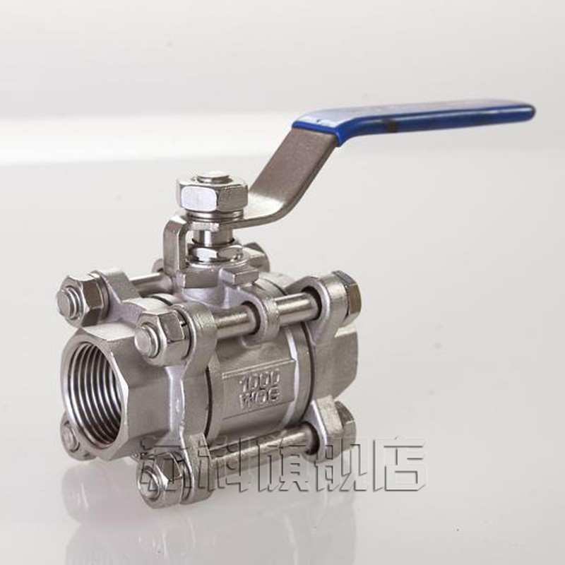 304不锈钢球阀/不锈钢三片式焊接球阀/对焊球阀4分6分1寸2寸DN25