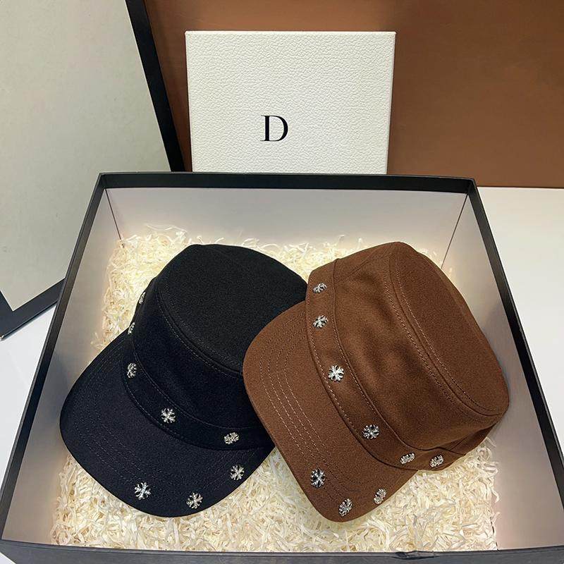 夏季新款复古平顶帽百搭水洗做旧鸭舌帽十字架铆钉遮阳防晒太阳帽,服饰配件/皮带/帽子/围巾,帽子,淘宝优惠券,粉丝福利购,淘宝优惠卷