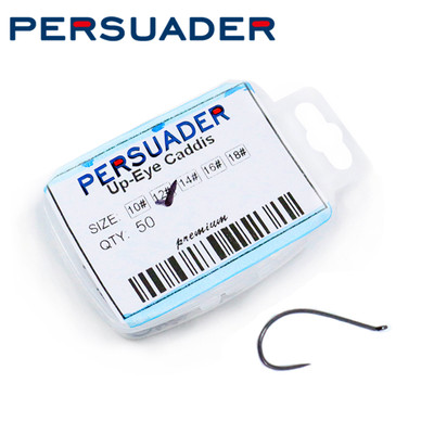 persuader 飞钓钩 石蚕蛾若虫钩10#12#14#16#18#翘眼波爬上浮式钩