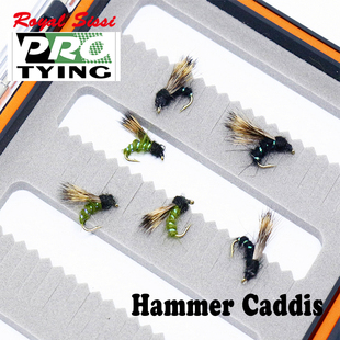 persuader飞蝇饵路亚 纳米钩16#caddis飞钓毛钩 石蛾若虫上浮式钩