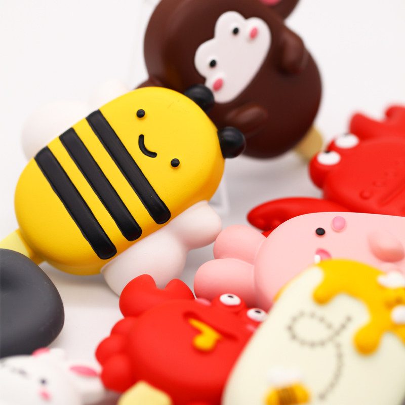 卡通可爱动物冰棒冰箱贴磁贴个性创意雪糕门贴磁吸冰箱磁吸装饰贴