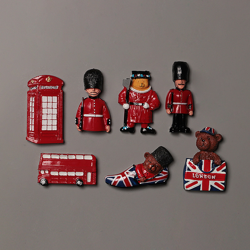 英国冰箱贴 英国旅游纪念品 冰箱装饰磁贴北欧ins 冰箱磁铁磁力贴,家居饰品,冰箱贴,淘宝优惠券,粉丝福利购,淘宝优惠卷