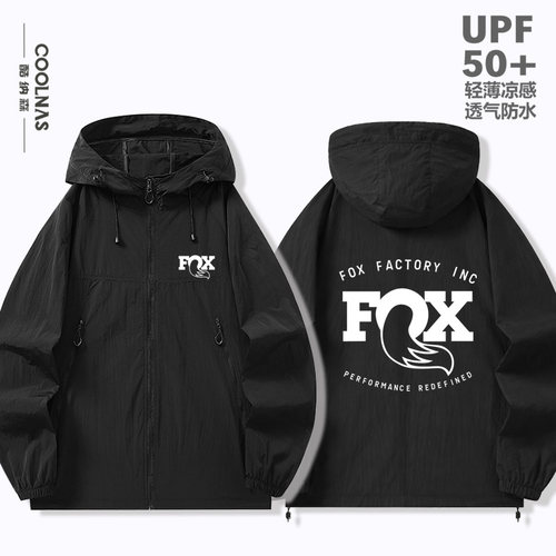 foxracing越野摩托车山地自行车骑行服户外防晒衣男女速干外套夏