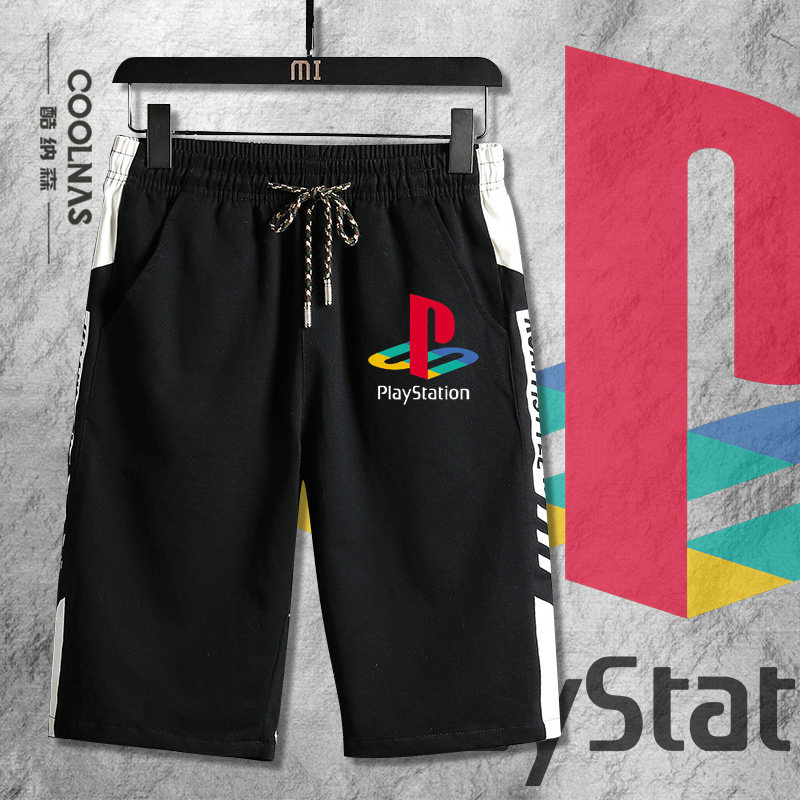 playstation索尼经典logo短裤