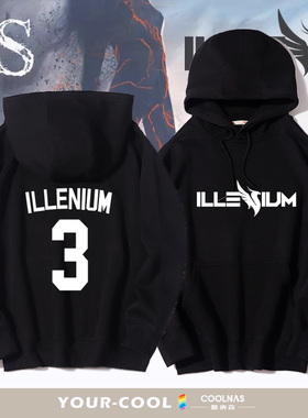 DJ凤凰之子ILLENIUM PRISM SCOOP潮牌连帽卫衣男女棉质春秋季衣服