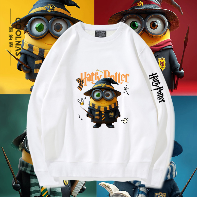 哈利波特联名黄人圆领卫衣