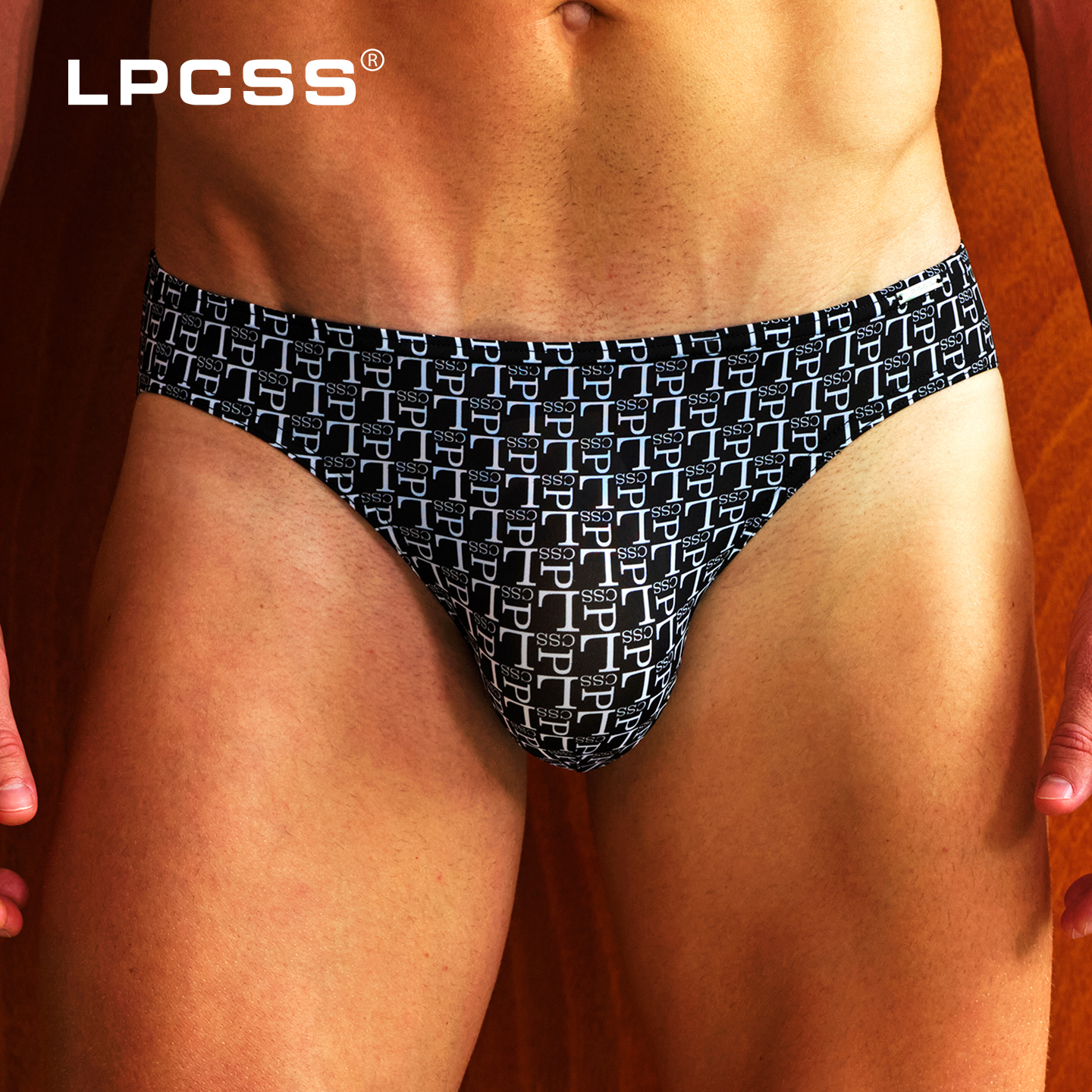 lpcss男三角裤冰丝低腰单层透气