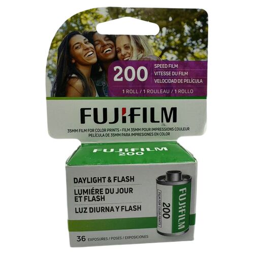 富士200 Us版C200胶片135彩色胶片36负片7月26日与完整的包装盒