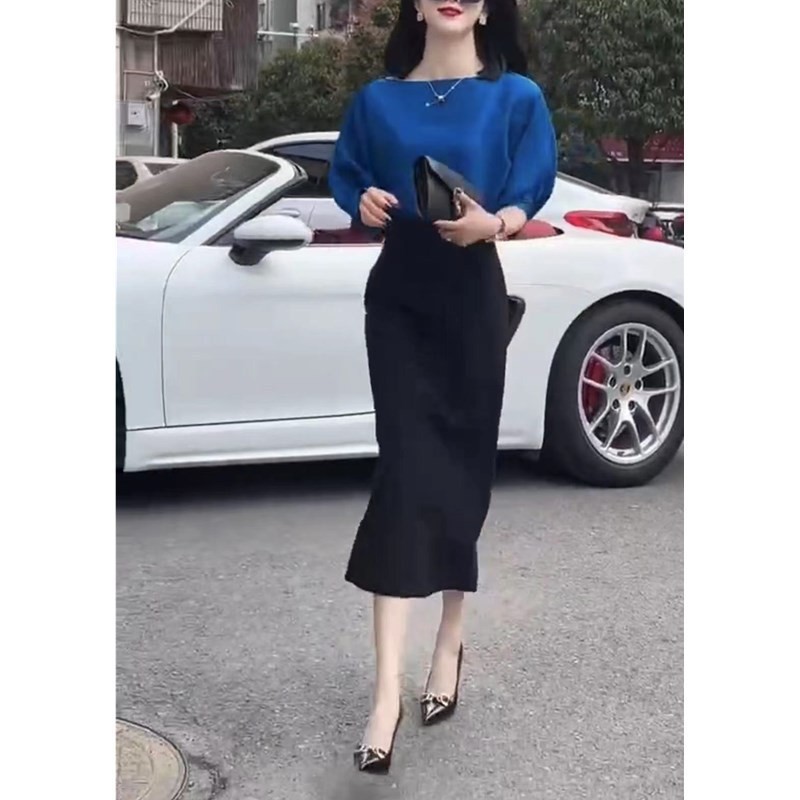23125大爱美依缘2026夏季新款上衣高腰包臀半身长裙显瘦女
