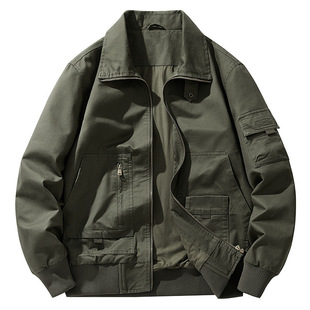 吉克金迪JKKD男装新款飞行员多功能战术作训服纯棉夹克外套8883