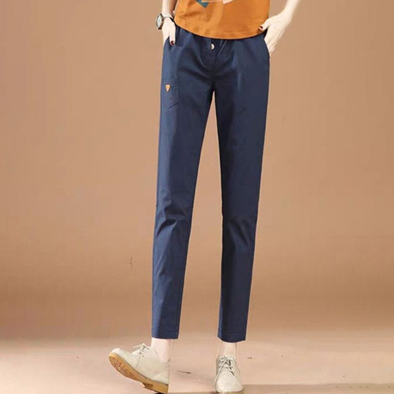 新颖阿玛施正旗舰店官网2020夏新款休闲裤女装正品百搭哈伦小脚裤