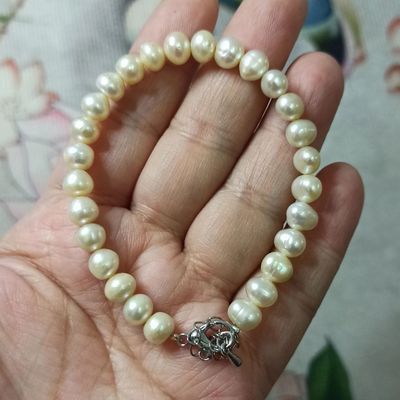 淡水珍珠珠链手串土豆圆生长纹