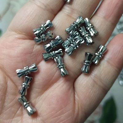 合金银色螺丝扣项链扣头