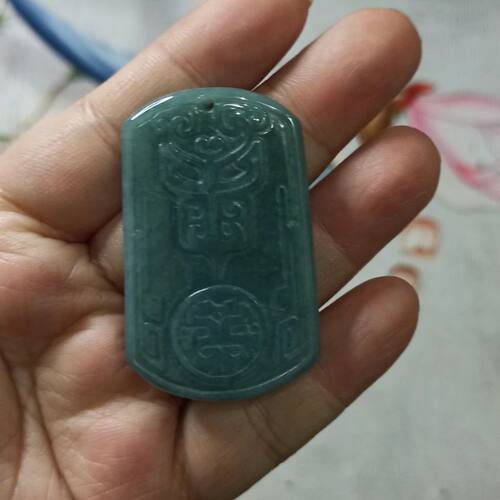 仿古福牌挂牌福寿纹如意