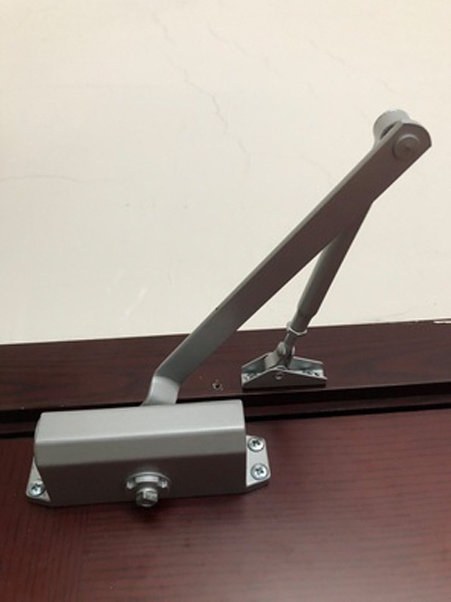80kg缓冲铸铝闭门器不定位大号自动关门 可调关门顺序器静音家用