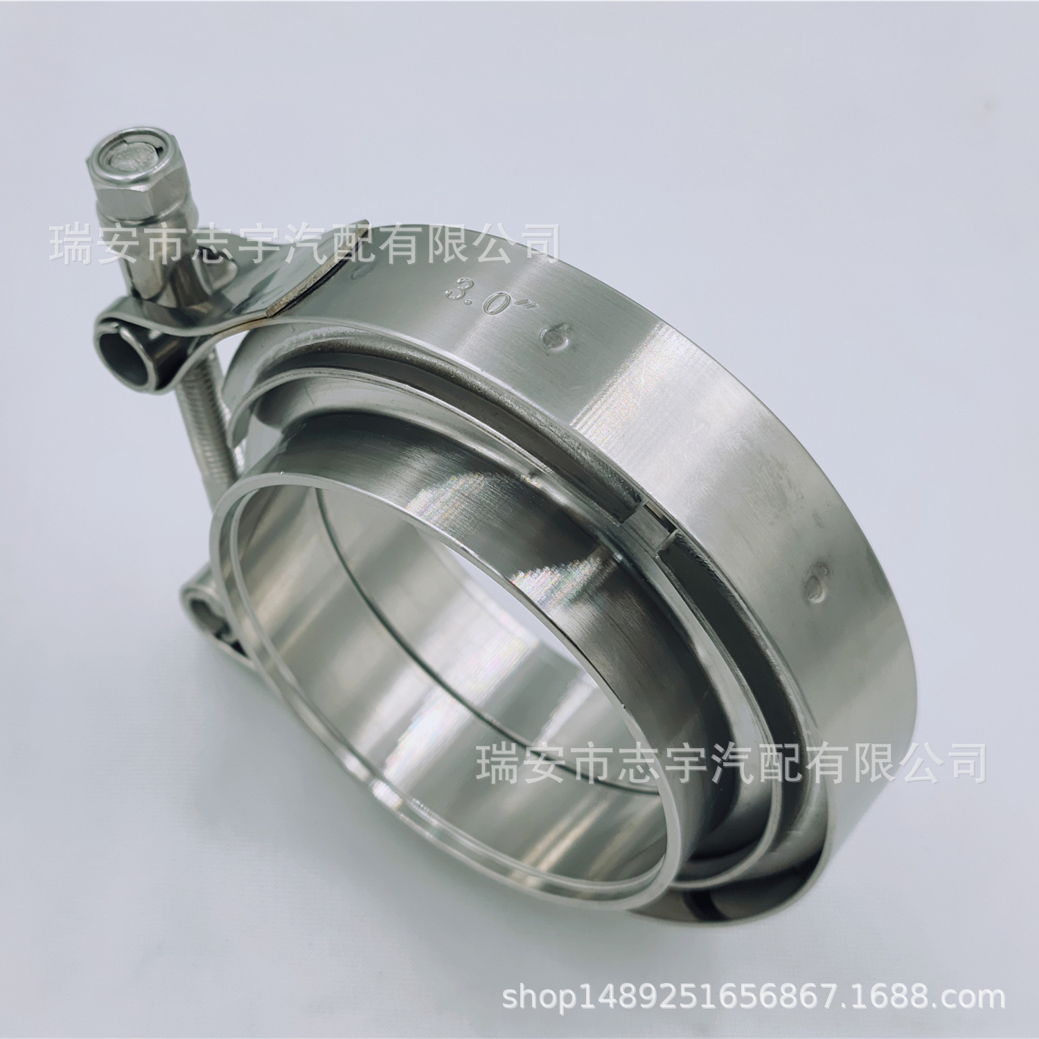 【跨境货源】V型卡箍&铁子母法兰套装汽车排气管改装件V-Band Kit