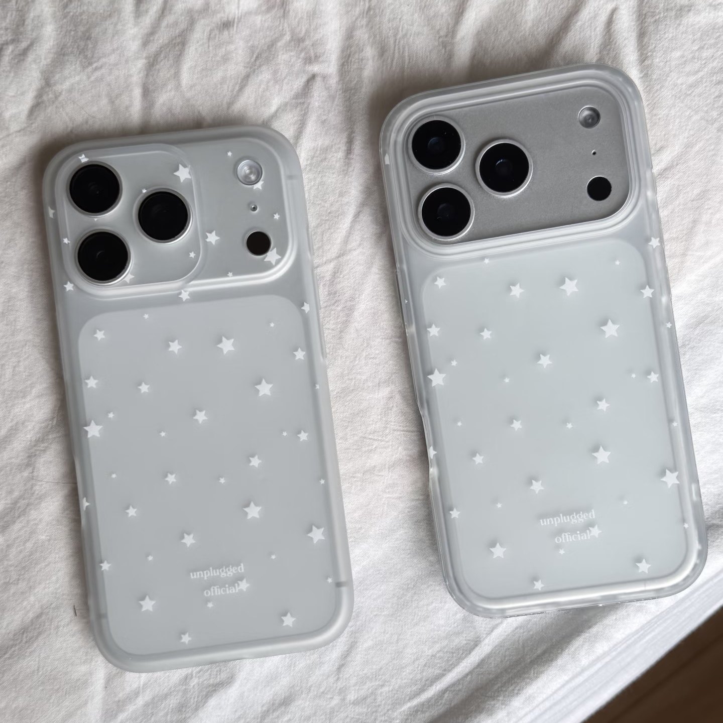 小众星星白色苹果17promax手机壳