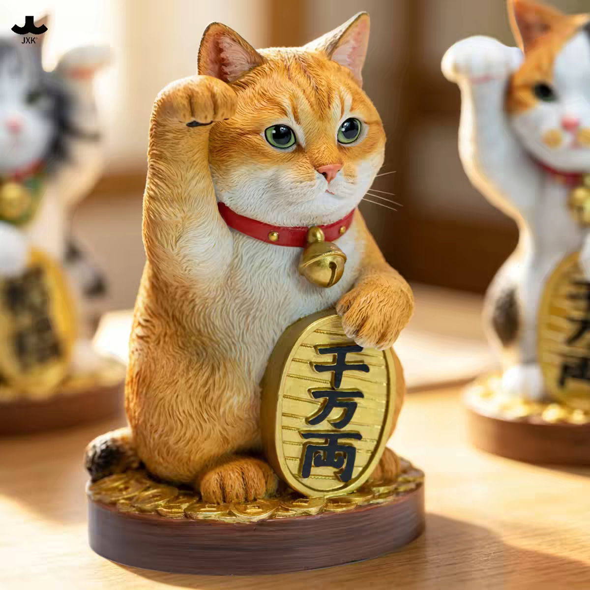 招财猫-千万两仿真猫咪动物手办