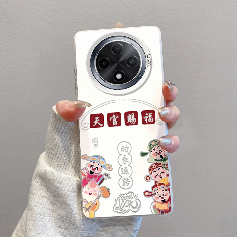 oppoa3手机壳磨砂彩银天官赐福