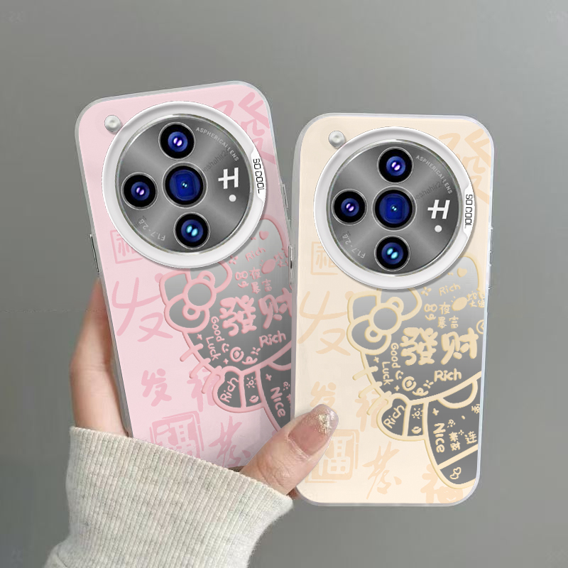 OPPOFINDX7手机壳发财KT猫