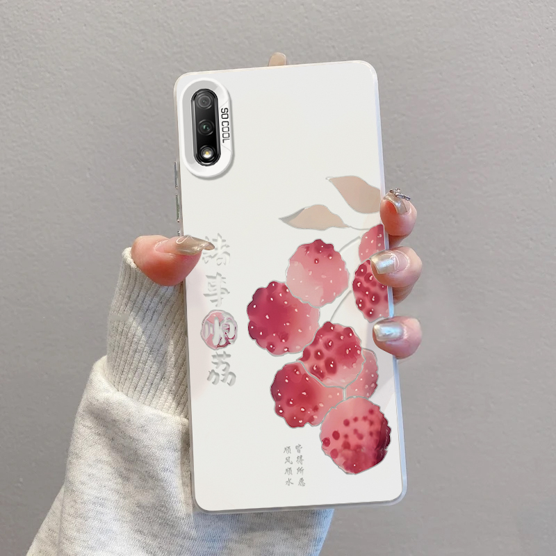 荣耀9x手机壳磨砂彩银诸事顺荔