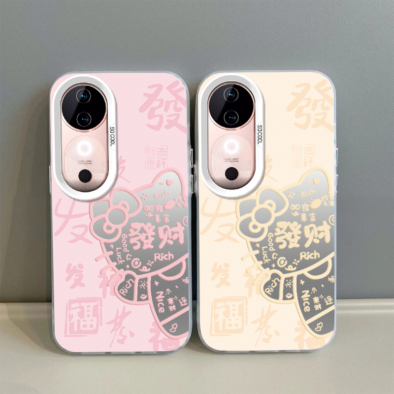 VIVOS19手机壳发财KT猫磨砂