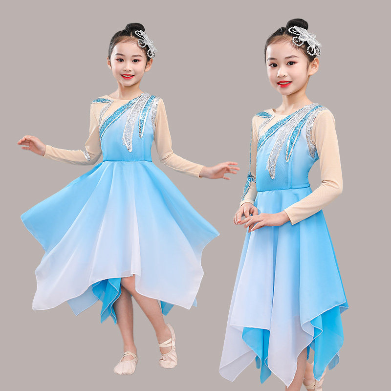 儿童舞台大合唱团演出服女童