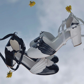 极星海洋原创lo 仙女风洛丽塔凉鞋 天鹅之梦 粗跟5厘米lolita鞋