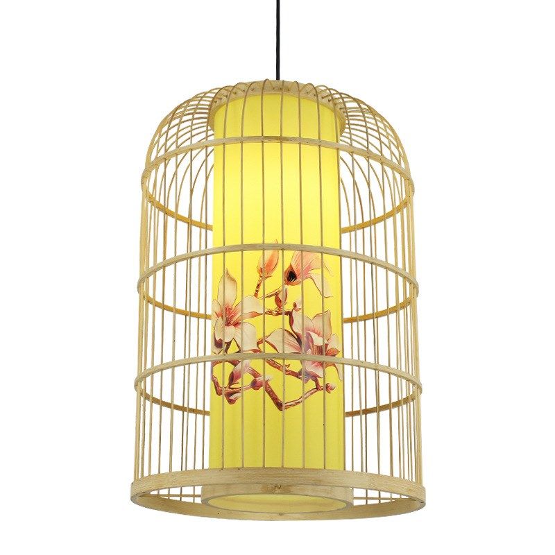 新中式竹编鸟笼灯笼竹丝吊灯创意餐饮火锅店日料茶楼酒店装饰灯具,家装灯饰光源,客厅吊灯,淘宝优惠券,粉丝福利购,淘宝优惠卷