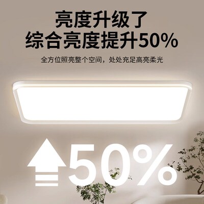 普瑞芯片全光谱吸顶灯客厅灯大厅主灯超薄现代简约中山灯具厂直销