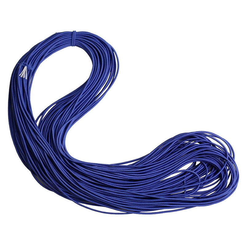 高弹2mm彩色泰国乳胶弹力绳 2毫米紫绿色卡其色弹力线松紧线松紧