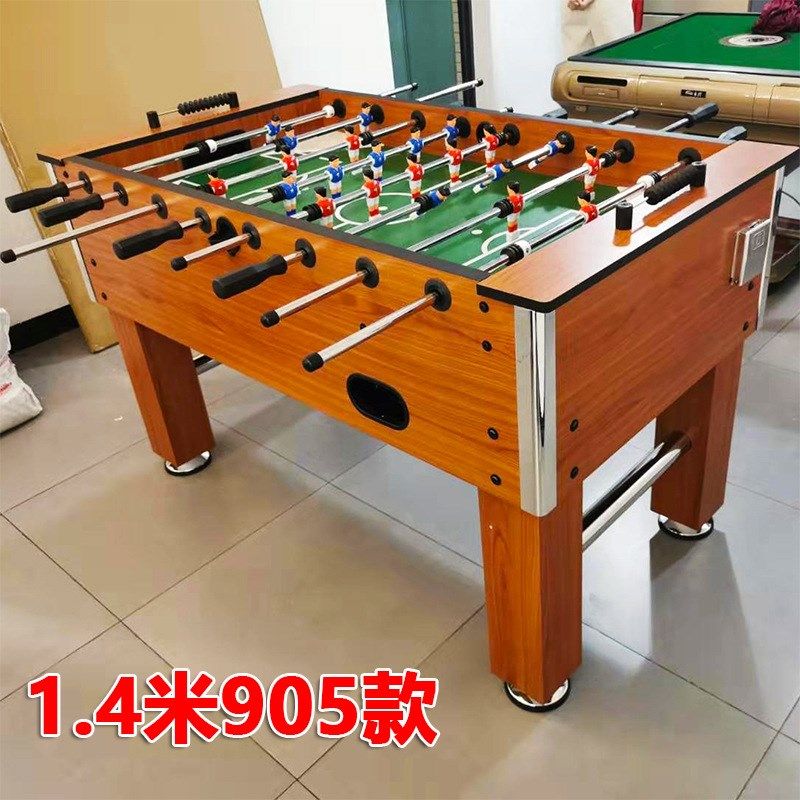 桌标准成人8杆机台式足球台四人对战比赛游戏台