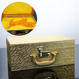 老虎酒瓶十二生肖泡酒瓶虎王木盒玻璃酒瓶加厚虎形泡酒瓶缅甸直邮