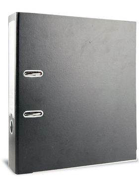 晨光A4欧式3寸快劳夹附带分类纸 黑色加厚办公文件管理夹ADM94747