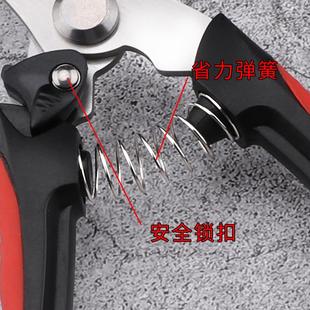日本SK5不锈钢剪刀修枝剪粗枝剪子家用修花剪园林园艺枝剪摘果剪