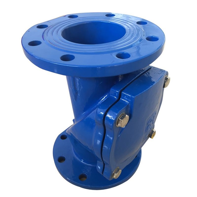 H44X-16橡胶瓣止回阀 法兰单向止逆阀 管道止回阀DN50 80 100 150